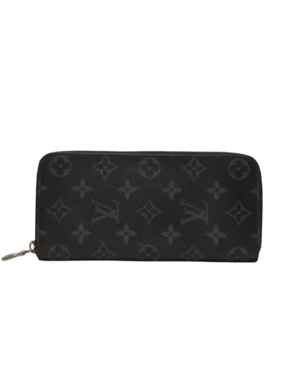 Louis Vuitton Zippy Wallet Vertical Monogram Eclipse Black